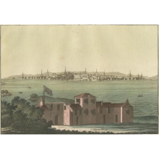 Fumagalli, Boston Harbor View from Castle William, 1827, Paper For Sale - Image 4 of 10
