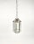 Metal Brass and Beveled Glass Pendant Lantern in the Style of Adolf Loos, Italy, 1950s For Sale - Image 7 of 10