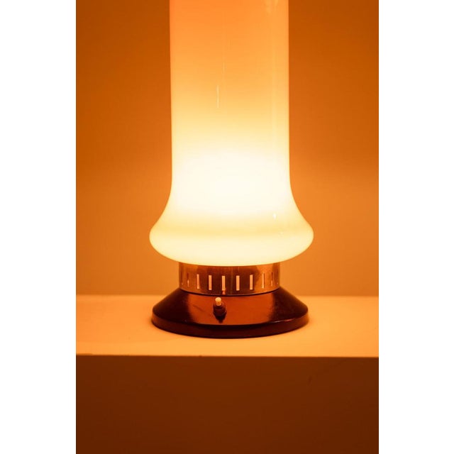 Orange Glass Table Lamps. 1970s, Set of 2 For Sale - Image 10 of 13