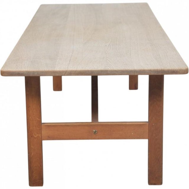 Vintage Coffee Table in Oak by Børge Mogensen, 1960s For Sale - Image 14 of 18