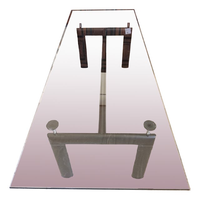 Glass Lc6 Dining Table by Le Corbusier for Cassina For Sale