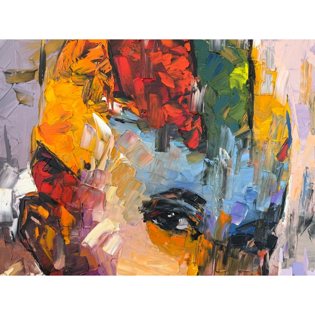 Early 21st Century Metamorphosis Ii, Impasto Oil Painting by Godfrey Afebuame (2024), Newly Made, Early 21st Century, Impressionism For Sale - Image 5 of 5