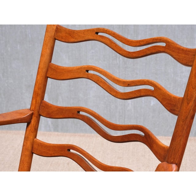 Model 1755 Armchairs by Ole Wanscher for Fritz Hansen, Denmark, 1940s, Set of 2 For Sale - Image 14 of 18