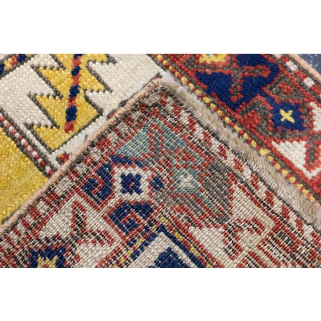 Traditional Antique Kuba Rug 3' X 7'1'' For Sale - Image 3 of 12