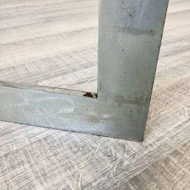 Tortoiseshell Acrylic & Steel Table, Italy, 1970s For Sale - Image 13 of 16