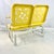 Canary Yellow 1970s Vintage Americana Boho Chic Glider Outdoor Loveseat. For Sale - Image 8 of 14