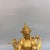 Late 20th Century Late 20th Century Gilt Bronze Green Tara Statue, Tibetan Buddhist Figure, 900g For Sale - Image 5 of 9