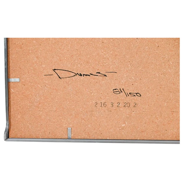 Huge Modernist Tan Suede 3 Dimensional Upholstered Painting, Signed Steven D. Corning, 1970s For Sale - Image 12 of 15