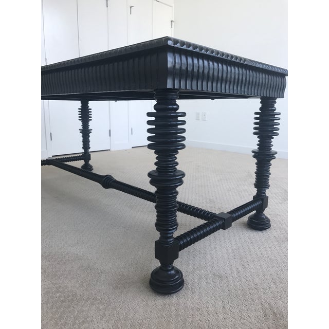 Noir "Portuguese Desk" in Hand Rubbed Black Mahogany Chairish