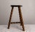 Three Legs Beech Half-Moon Shapped Stool, France, 1960 For Sale - Image 3 of 9