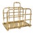 Late 19th Century American Aesthetic Brass Wood Caddy For Sale - Image 5 of 6