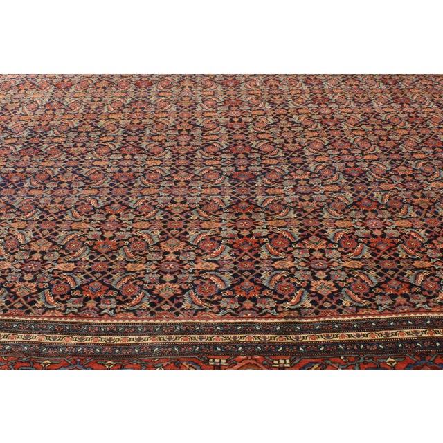 Late 19th Century Late 19th Century Persian Bijar Rug, 13'00 X 22'08 For Sale - Image 5 of 7