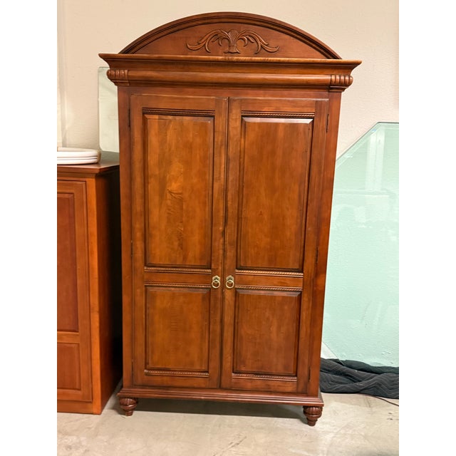 Ethan Allen British Classics Wardrobe Armoire For Sale In San Francisco - Image 6 of 12