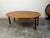 19th Century English Walnut Drop-Leaf Table with Oval Top and Straight Legs For Sale In Atlanta - Image 6 of 12