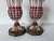 Vintage Bohemian Ruby Red / Cranberry Cut to Clear Glass Table Lamps – A Pair For Sale - Image 12 of 12