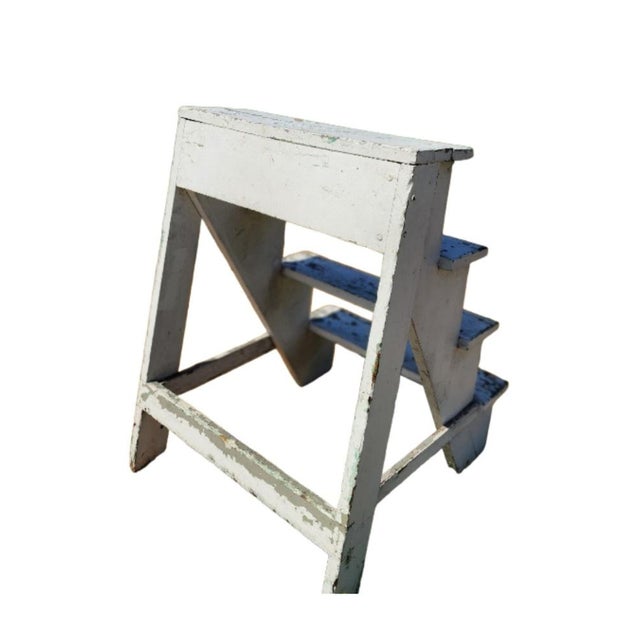 Early 20th Century Vintage Ladder Style Planter Stand For Sale - Image 5 of 7