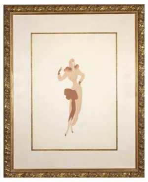Erté, Tomorrow Afternoon, Gouache on Paper, 1951