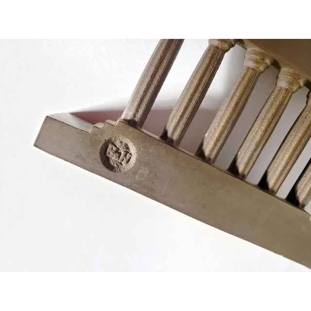 Bradley Hubbard Bradley & Hubbard Bookends-Ancient Greek Temple Columns & Arch For Sale - Image 4 of 6