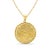 1OZ Fine Gold Lady Liberty Medallion Necklace Rope Halo 16" For Sale - Image 4 of 4
