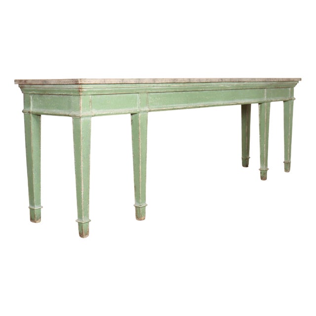 English Painted Console Table For Sale