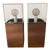 Lightolier Cubic Sconce Dual Lights in Plexiglass and Brushed Copper – a Pair For Sale