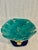 Ceramic Vintage Majolica Style 3 Monkeys Holding a Lily Pad Compote or Shallow Dish For Sale - Image 7 of 9