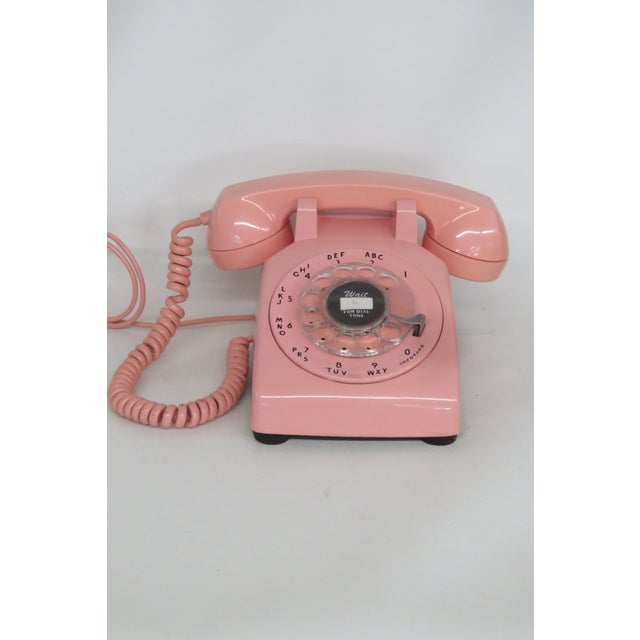 Western Electric Bell System Pink Telephone Classic Rotary Dial Phone 4575b For Sale - Image 10 of 18