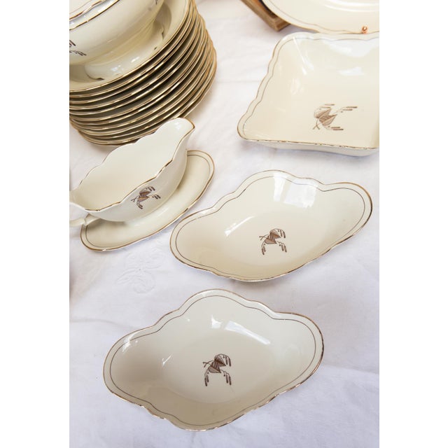 Swedish Dinner Service in Porcelain, Set of 42 For Sale - Image 10 of 14