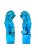 French Mid 20th Century Pair of Vintage Larger Size Turquoise Blue Chinese Foo Dogs For Sale - Image 3 of 12