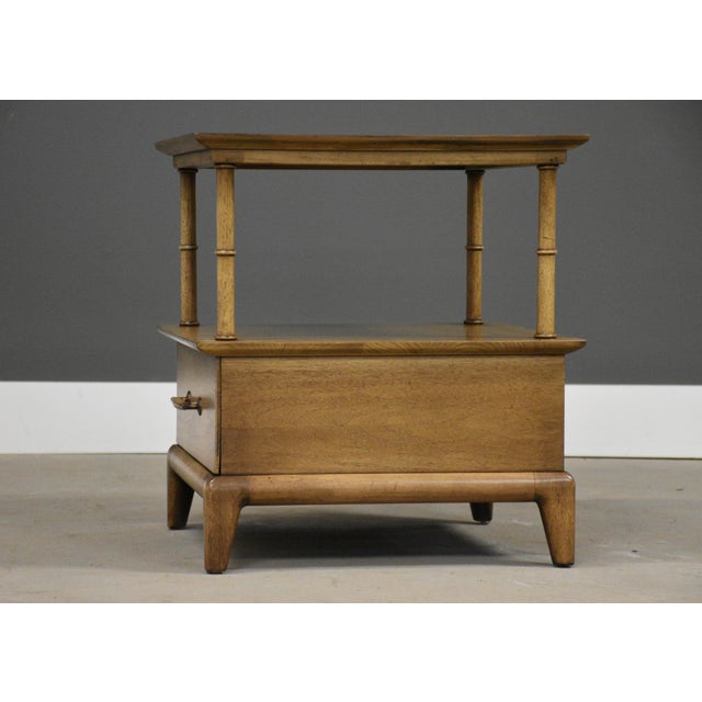 Mid-Century Modern Walnut Mid 20th Century Nightstand by Henredon For Sale - Image 3 of 8