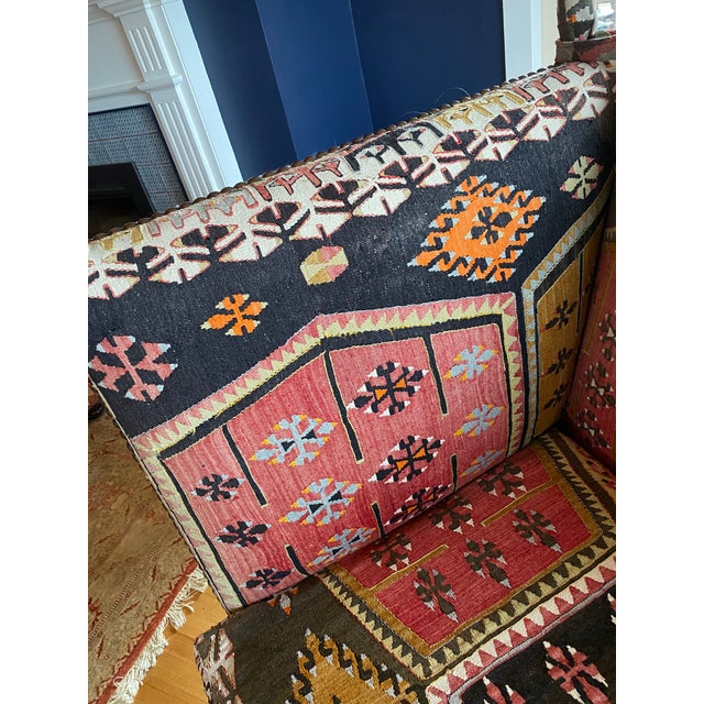 Smith Tiplady Knole Sofa in Kilim Fabric Chairish