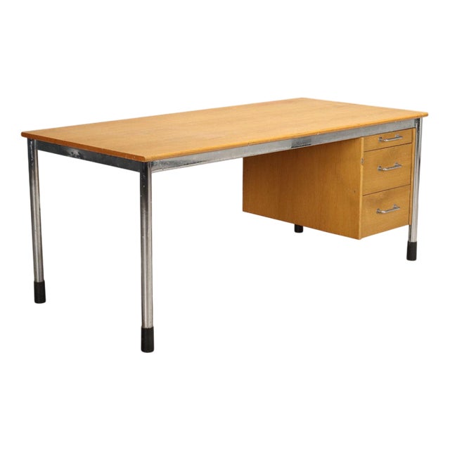 Vintage Desk in Wood by Tord Bjorklund for Ikea, 1980s For Sale