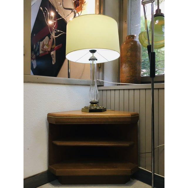 Mid-Century British Corner Cabinets in Oak and Copper Strap Inserts from G-Plan, 1970s For Sale - Image 6 of 8