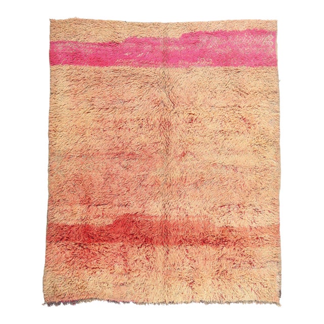 Vintage Beni M'Guild Moroccan Rug, 06'11 X 08'03 For Sale