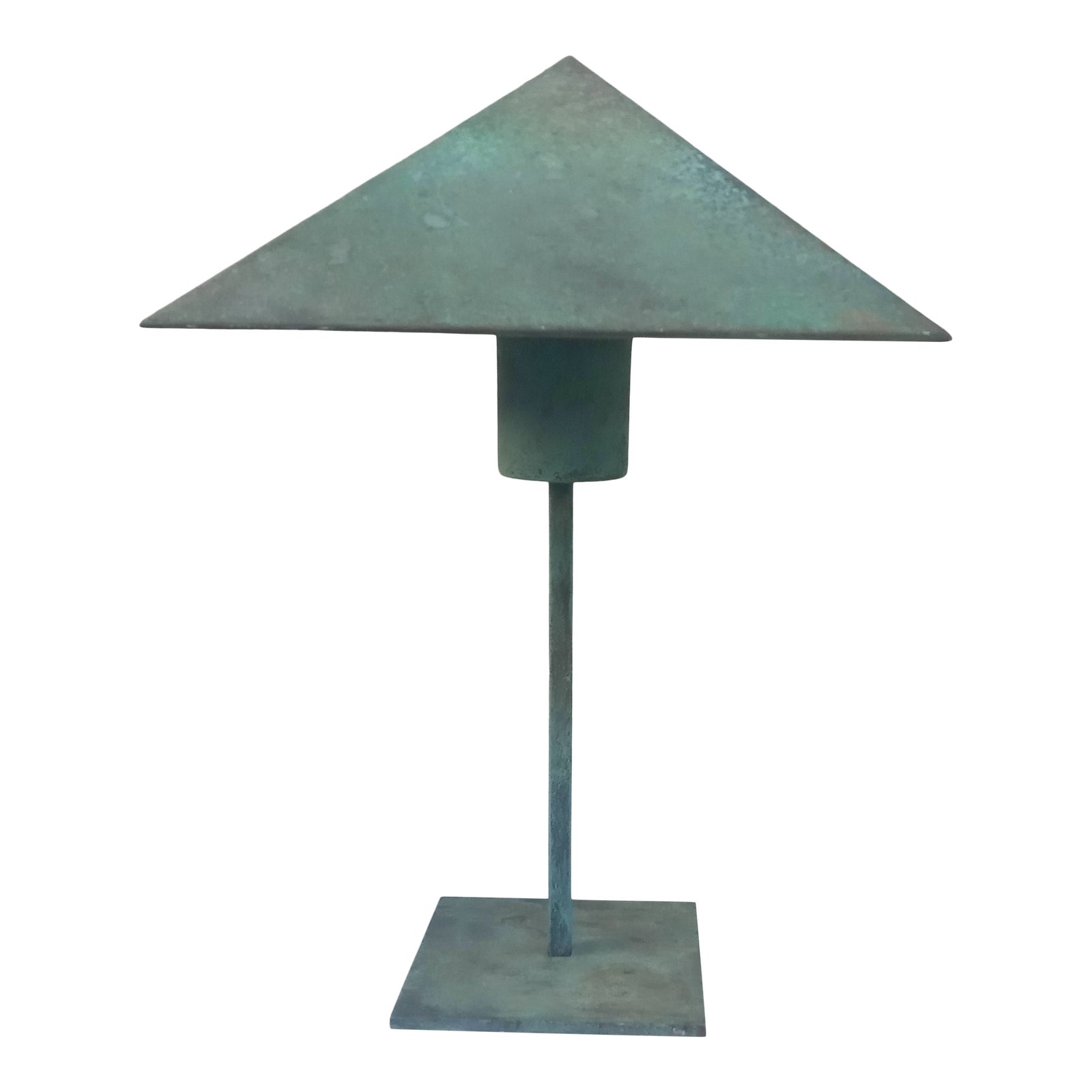 1970s Geometric Industrial Mission Style Table Lamp Chairish