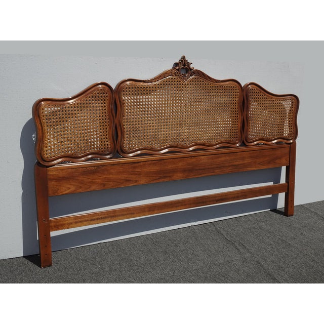 Vintage Hickory Manufacturing Co., French Country Cane King Headboard Chairish