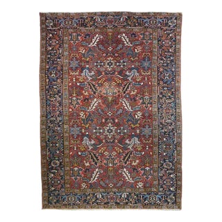 Vintage Heriz Rug 7' x 10' For Sale