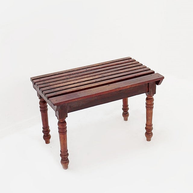 19th Century Antique Slatted Luggage Rack For Sale - Image 12 of 12
