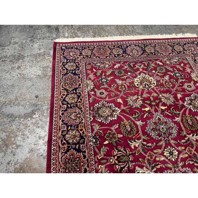 5ft 10in × 8ft 10in Oriental Wool Area Rug For Sale In San Francisco - Image 6 of 12