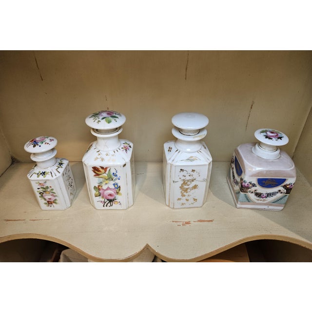 Set of 4, Antique French Perfume Bottles For Sale - Image 4 of 18