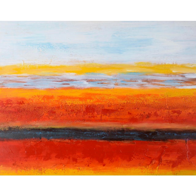 Abstract Abstract Composition Inspired by Gerhard Richter For Sale - Image 3 of 6