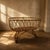 Vintage Rattan Wicker Baby Bassinet on Stand, Europe, 1970s For Sale - Image 10 of 10