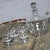 Handsome clear crystal Tinka Decanter Set with decanter and five glasses designed by A. D. Copier for Royal Leerdam...