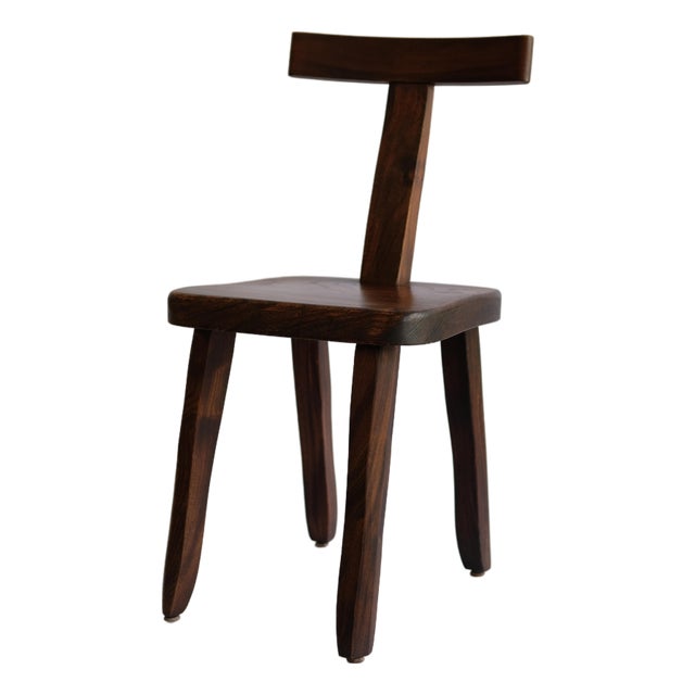 T-Chair - Olavi Hanninen - Aranjou - Attributed - Brutalist Elm Chair For Sale