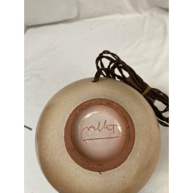 Vintage Ceramic Lamp from Vallauris, 1970, in Very Good conditions. Designed 1970 to 1979 European Plug (up to 250V).The...