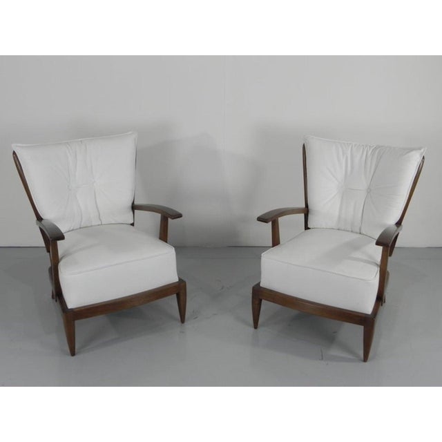 Mid-Century Armchairs by Paolo Buffa, 1950, Set of 2 For Sale - Image 9 of 15