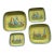 1940s Hand-Painted Tlaquepaque Mexican Folk Art Pottery Nesting Bowls-Set of 4 For Sale