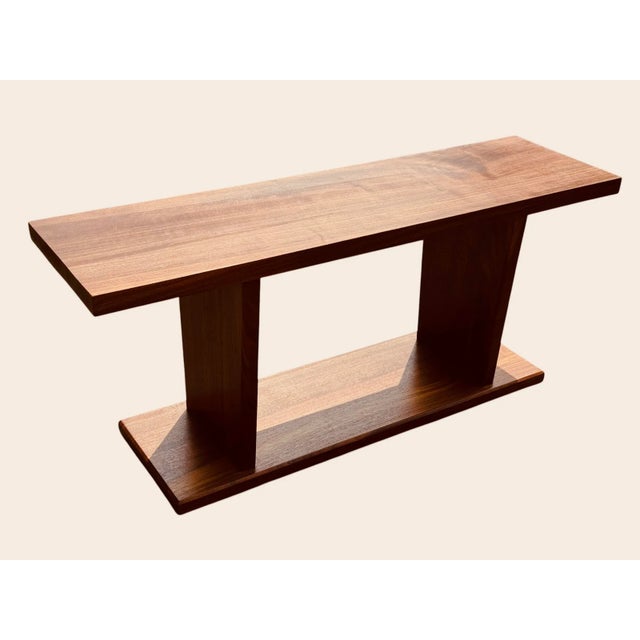 Solid Walnut & Ash Coffee Table – George Nakashima–Inspired – Entryway or Dining Bench For Sale - Image 14 of 16