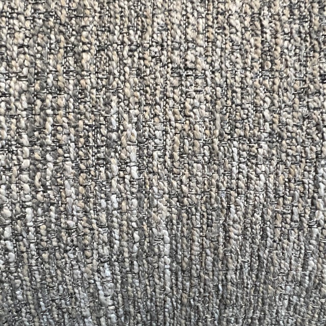 Set of 4 Mid-Century Barrel Back Upholstered Chairs on Castors in the Style of Karl Springer For Sale - Image 9 of 9