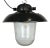 Industrial Factory Hanging Lamp in Black Enamel from Elektrosvit, 1960s For Sale - Image 13 of 13